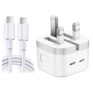 50W PD Dual Type C To Type C Fast Charger For Samsung, IPad, Android, Macbook