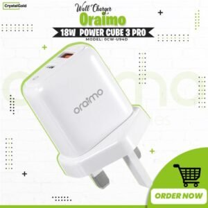 Oraimo 18W Fast Charging For All + Free Fast Charging USB Cable