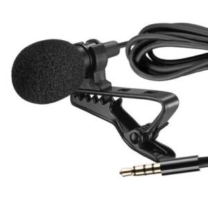 Lapel Microphone Lavalier Condenser Recording Microphone
