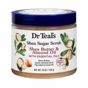 [Wholesale] Dr Teals Shea Sugar Body Scrub, Shea Butter with Almond Oil & Essential Oils| 19 oz