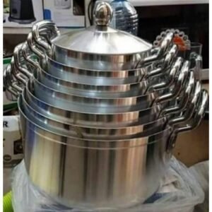 14 Pcs Aluminium 7 Pots Sets