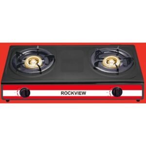 Rockview Double BURNER Stainless GAS COOKER