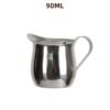 1pcs Stainless Steel Milk Frothing Pitcher Latte Coffee Cup Milk Jug 2oz,3oz,5oz,8oz For Coffee Shop Western Restaurant