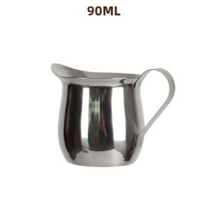 1pcs Stainless Steel Milk Frothing Pitcher Latte Coffee Cup Milk Jug 2oz,3oz,5oz,8oz For Coffee Shop Western Restaurant