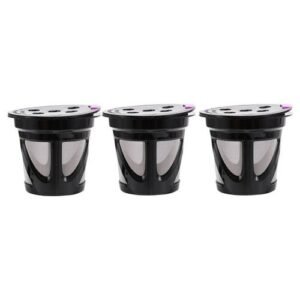 3PCS Reusable K Cup Compatible With Single Serve Coffee er Refillable K Cups Coffee Filters