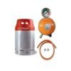Cepsa 12.5kg Gas Cylinder, Metered Regulator, Hose & 2 Clips