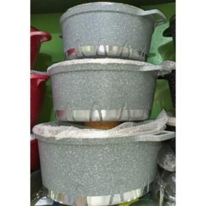 Die-Cast Ceramic Non Stick Pot Set 3 Pieces Uk