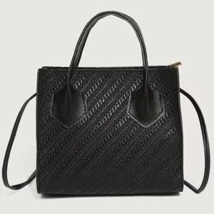 Ladies Hand Bag Leather Handbags Crossbody Bag Women Shoulder Bags Sling Bag Black