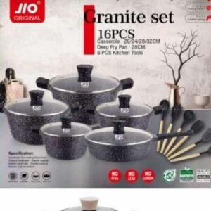 16p Set Granite Coating Kitchen Cookware