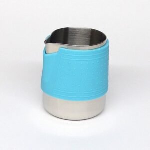 350ml 12oz Milk Frothing Pitcher Espresso Cup with Silicone Sleeves Stainless Steel Cappuccino Latte Art er Pitcher Cups