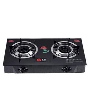 LG Double Burner Table Top Glass Gas Cooker