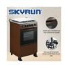 Skyrun 4 Burners?4+0?Gas Cooker -GCS-4G/MS500Z-M- Brown