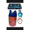 Flower 12.5gas Flower Cylinder,stainless Two Burner Gas Cooker,4yards Of Hose,meter Regulator And