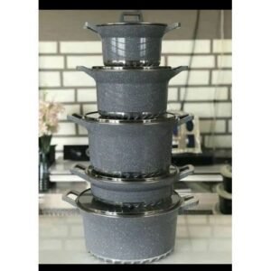 5 Set Granite Pot