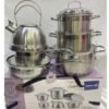 12pcs Korkmaz Heavy Stainless Pot Set