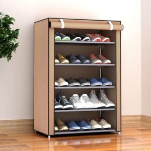 5 Layer Shoe Rack With Fabric Cover