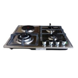 Phiima 60cm 3 Gas 1 Electric Stainless Steel Built In Hob