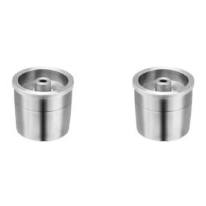 2X Reusable Refillable Coffee Stainless Steel Coffee Concented Coffee Filter For ILLY Coffee Machine