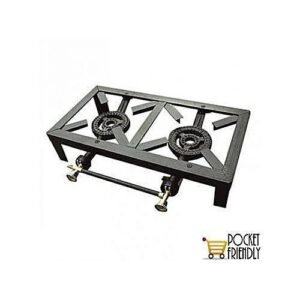 Medium-Size Industrial Gas Cooker (2 Burner) - Locally Made