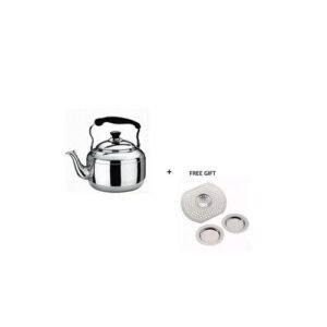 Whistling Kettle Stainless Steel 5 Liters And Free Gift