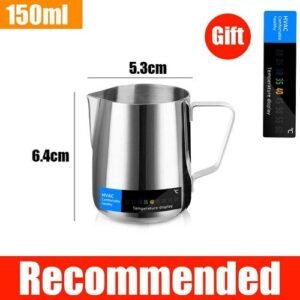 150-1000ml Stainless Steel Milk Jug Frothing Pitcher Latte Espresso Coffee Jug Barista Craft Cappuccino Milk frother Cream Cup
