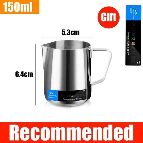 150-1000ml Stainless Steel Milk Jug Frothing Pitcher Latte Espresso Coffee Jug Barista Craft Cappuccino Milk frother Cream Cup