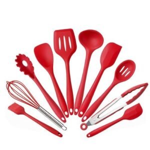 10-Piece Silicone Cooking Spoons