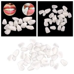 Pro Teeth Tooth Temporary Crown Veneers Upper Resin Ning Kit White
