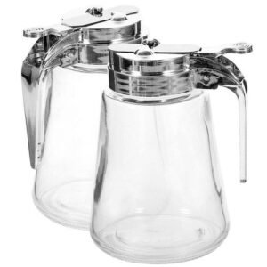 2pcs Gl Syrup Dispenser Pancake Syrup Dispenser Simple Syrup Dispenser