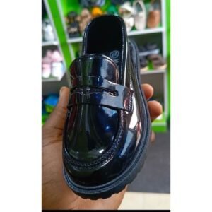 Coperate Glossy Kids Shoe