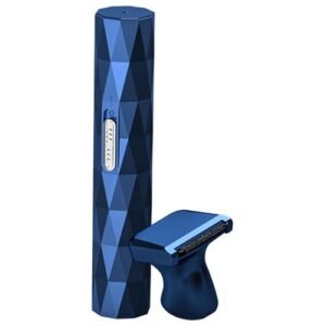 Electric Nose Trimmer Hair Painless Toilet Kit Nostrils Blue Dual Head