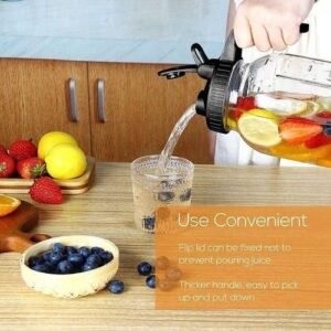 32Oz Mason Jar Pour Spout Lid Gl Pitcher Seal For Juice,Milk,Coffee,Tea,Lemonade,Drink