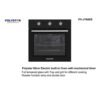 Polystar ELECTRIC AND GAS BUILT- IN OVEN - PV-JY60KE