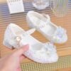 Kids Girls Quality Princess Shoe-white