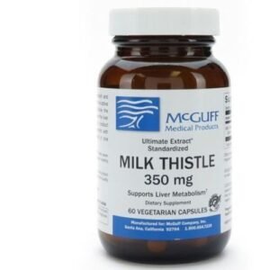 McGuff Milk Thistle, 350mg, Ultimate Extract?, 60 Capsules/Bottle