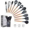 11 Pieces Premium Quality Silicone Non-Stick Spoon Set