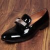 DEPALLY CLASSIC CHAIN  DESIGNERS SHOE BLACK