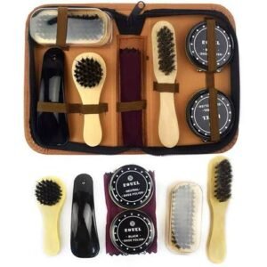 Shoe Polish Brush Set For Leather Shoe