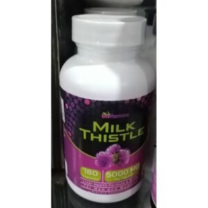 Tnvitamins Milk Thistle Extract Capsules 5000 MG -180Caps Liver Health& Detox