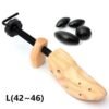 1pcs Shoe Stretcher Wooden Shoes Tree Shaper Rack Adjustable Wood Flats Pumps Boots Expander Trees