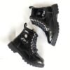 Girl's Glitters High-top Boot - Black