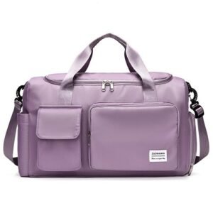 Daily Workout Storage Bag/Gym Bag/Travel Bag-Purple