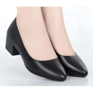 Quality Ladies Black Flat Shoe Women