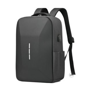 Men's Casual Backpack With USB Charging Port Anti-Theft Hard