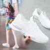 Ladies Everything Sports Sneakers - Female And Girls Outdoor Casual Gym Shoes - White