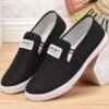 Ladies Everything Ladies Casual Walking Outdoor Fashion Canvas - Women's Simple Plain Sneakers