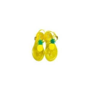 Flat PVC Children Yellow Shoes Cute Fruit Toddler Summer Jelly Kids Sandals