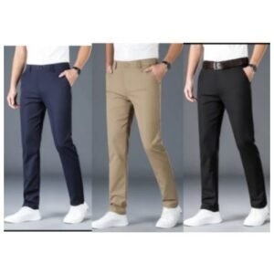 3pcs HIGH QUALITY Chinos Trousers For Men- Multi Colour