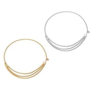 2pcs Elegant Crystal Tassel Belt Chain Adjustable Body Waist Boho