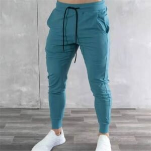 (NO Logo L)New Spring Autumn Men Homme Streetwear Jogger Fitness Bodybuilding Ho